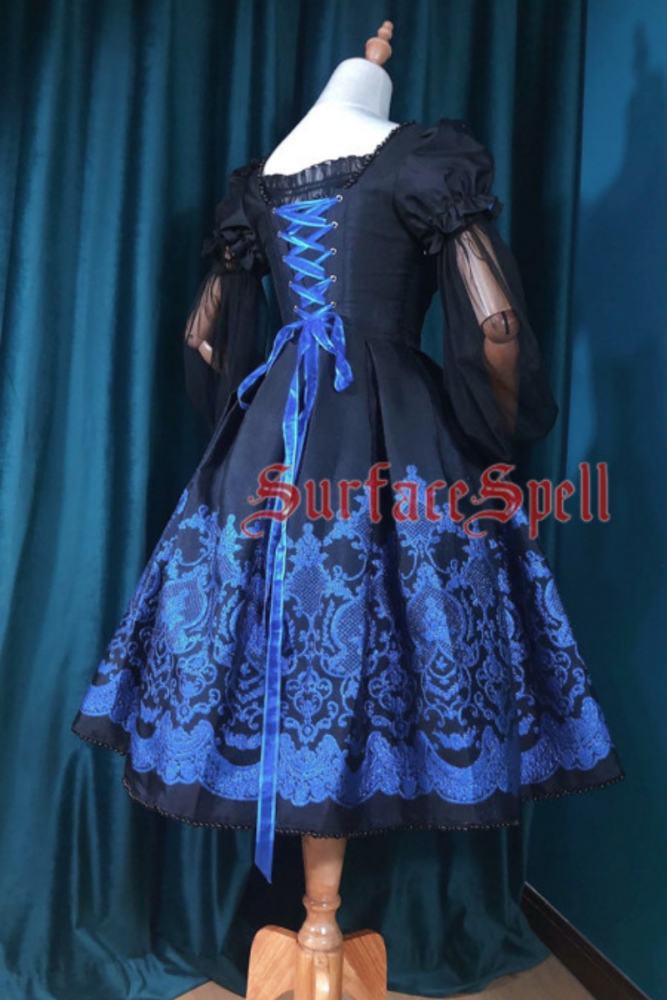 Surface Spell ~Nocturne Jacquard Lolita OP