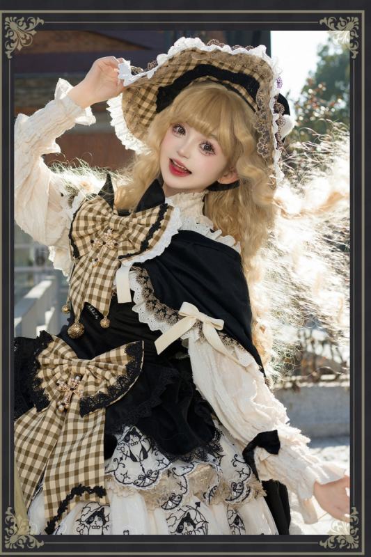 Bramble Rose Cat Witch Lolita Dress Full Set