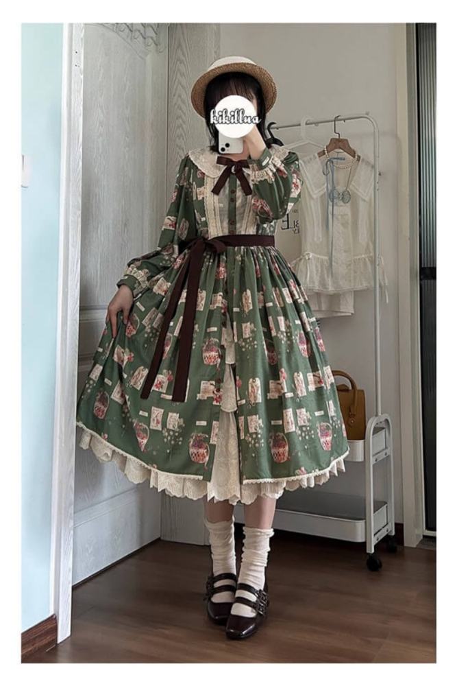 Miss Point Forest Book Lolita One Piece Dress