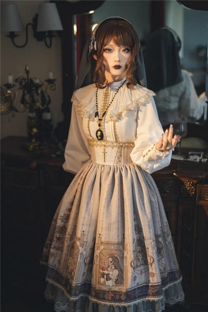 Miss Point ~ Demon Hunting Notes Skirt