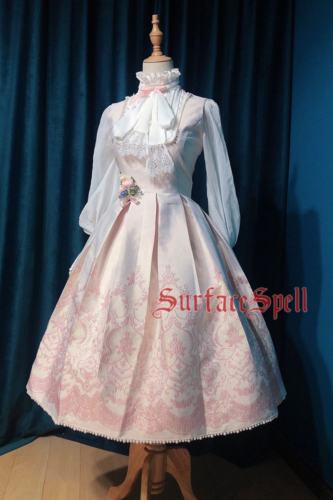 Surface Spell ~Nocturne Jacquard Cotton Lolita JSK