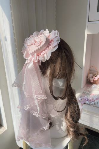 Heart Bowknot Tea Party Lovely Lolita Little Hat