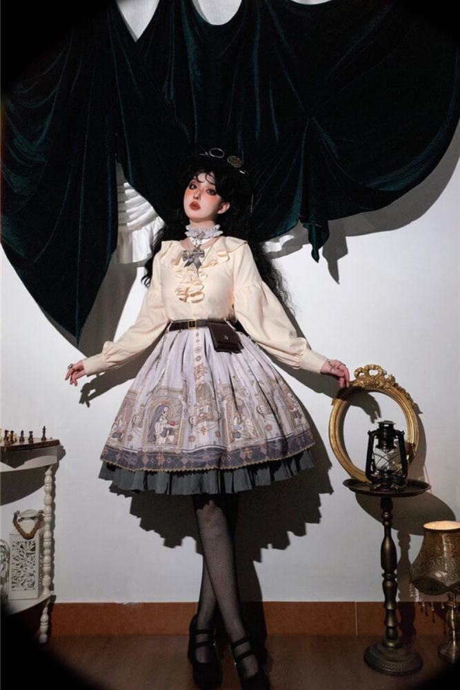 Miss Point ~ Demon Hunting Notes Skirt