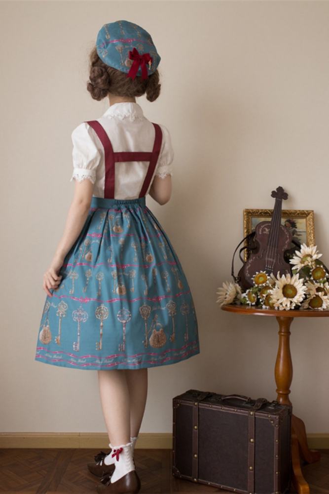 Miss Point Antique Key Classic Lolita Skirt