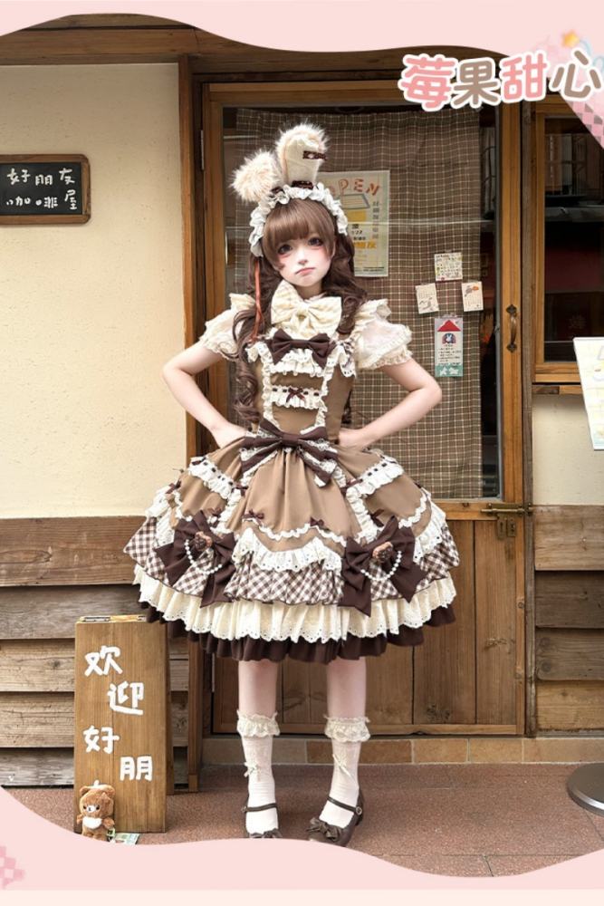 Sakurahime ~Berry Sweetheart~ Strawberry Lolita JSK Dress