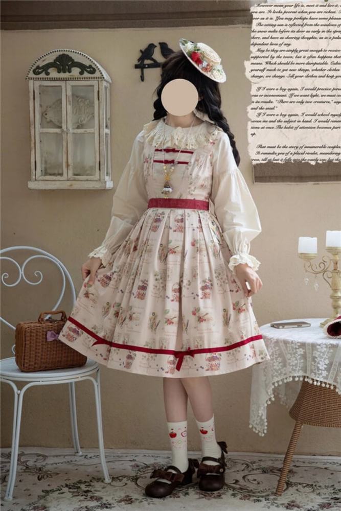 Miss Point Forest Book Lolita Jumper Dress