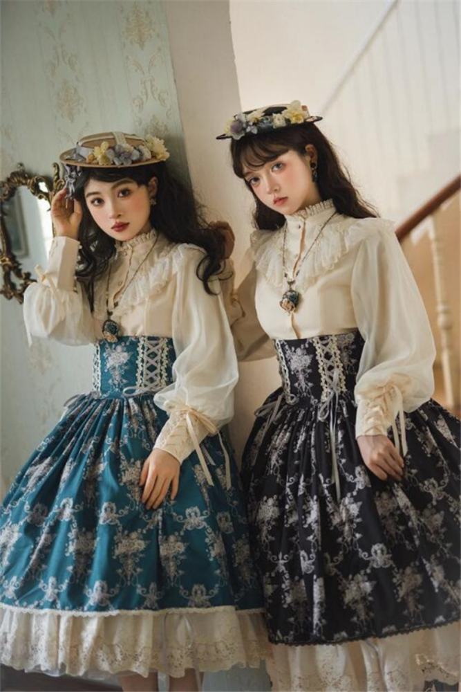 Miss Point Antique Wall Classic Lolita Skirt