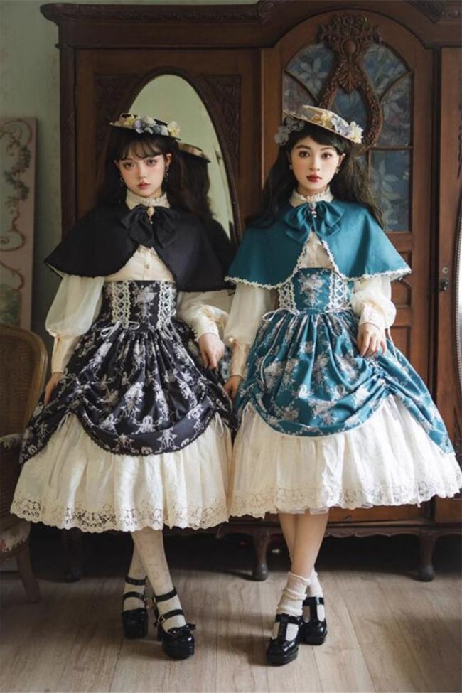 Miss Point Antique Wall Classic Lolita Skirt