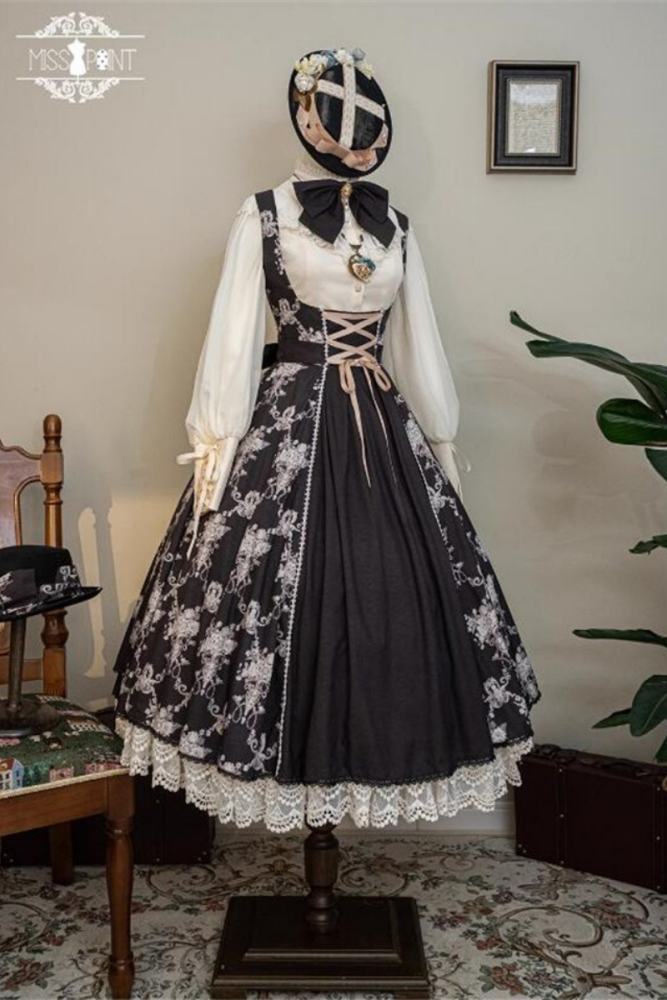Miss Point Antique Wall Classic Lolita Jumper Dress