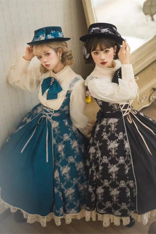 Miss Point Antique Wall Classic Lolita Jumper Dress