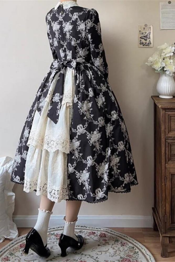 Miss Point Antique Wall Classic Lolita Dress One Piece