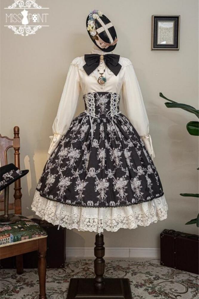 Miss Point Antique Wall Classic Lolita Skirt