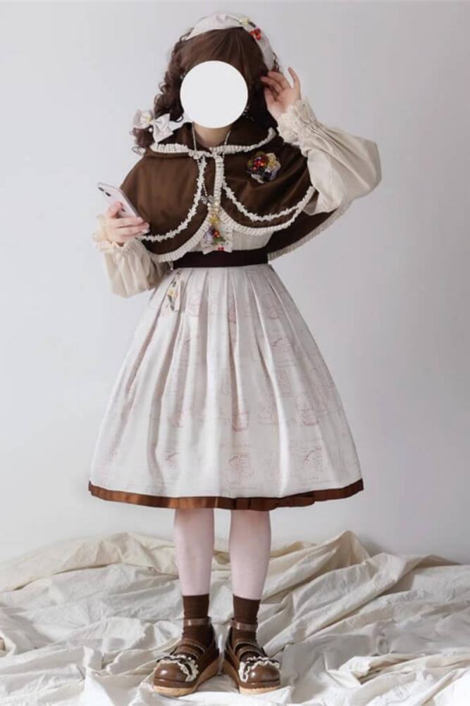 Miss Point Forest Book Lolita Skirt