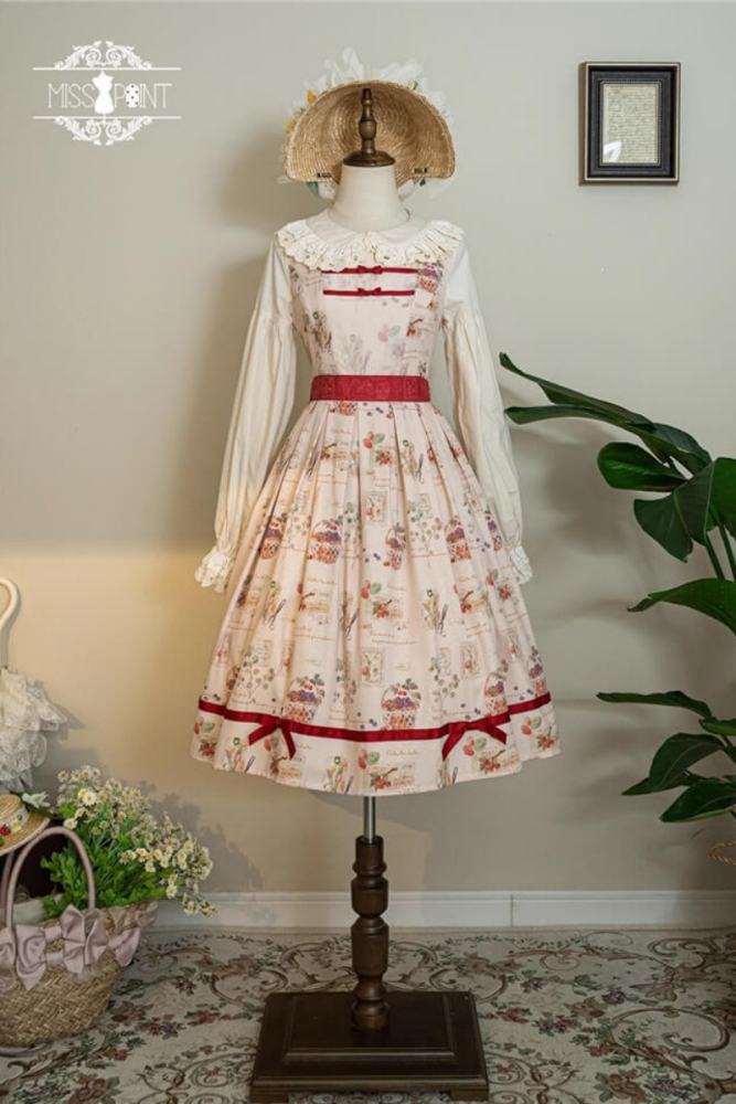 Miss Point Forest Book Lolita Jumper Dress