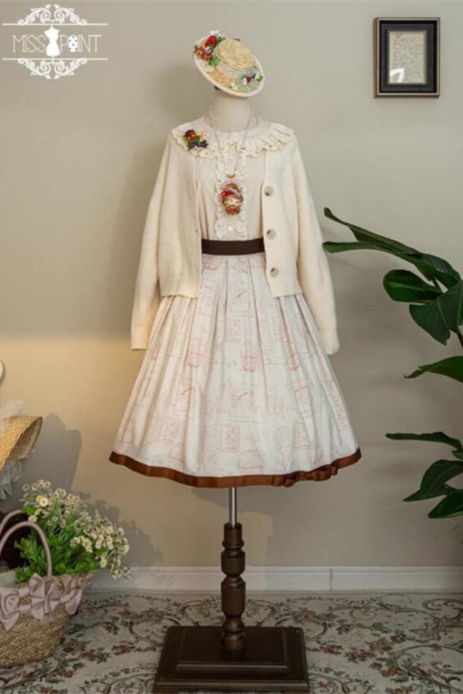 Miss Point Forest Book Lolita Skirt