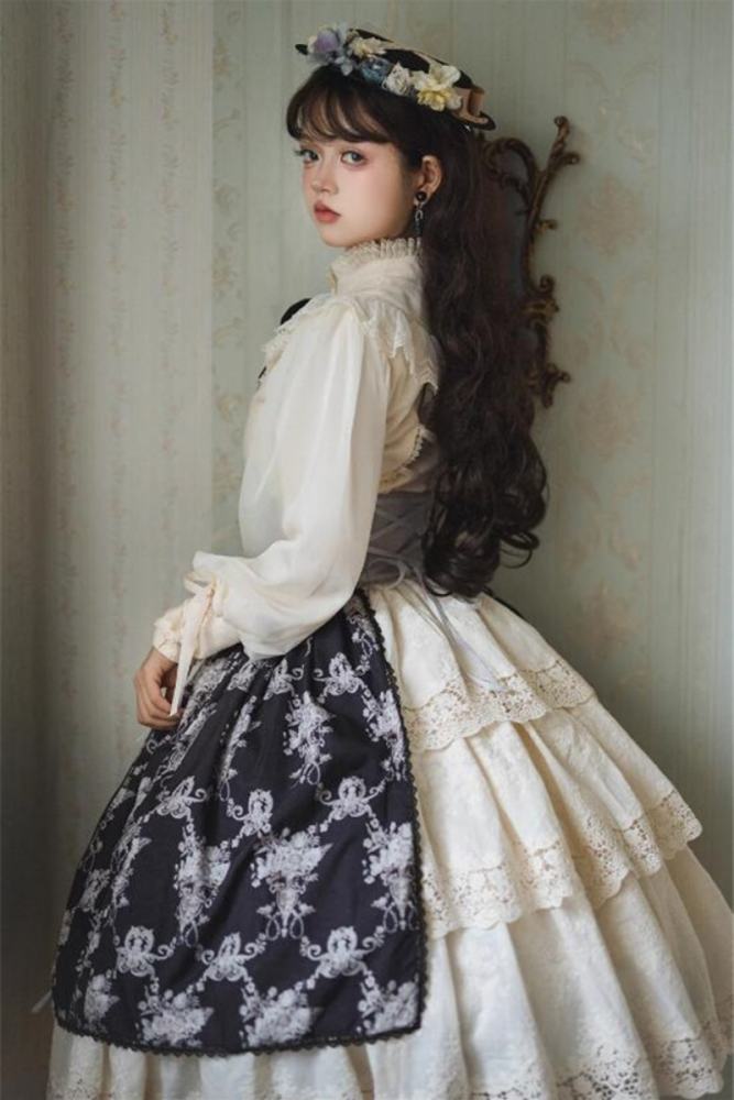 Miss Point Antique Wall Classic Lolita Skirt