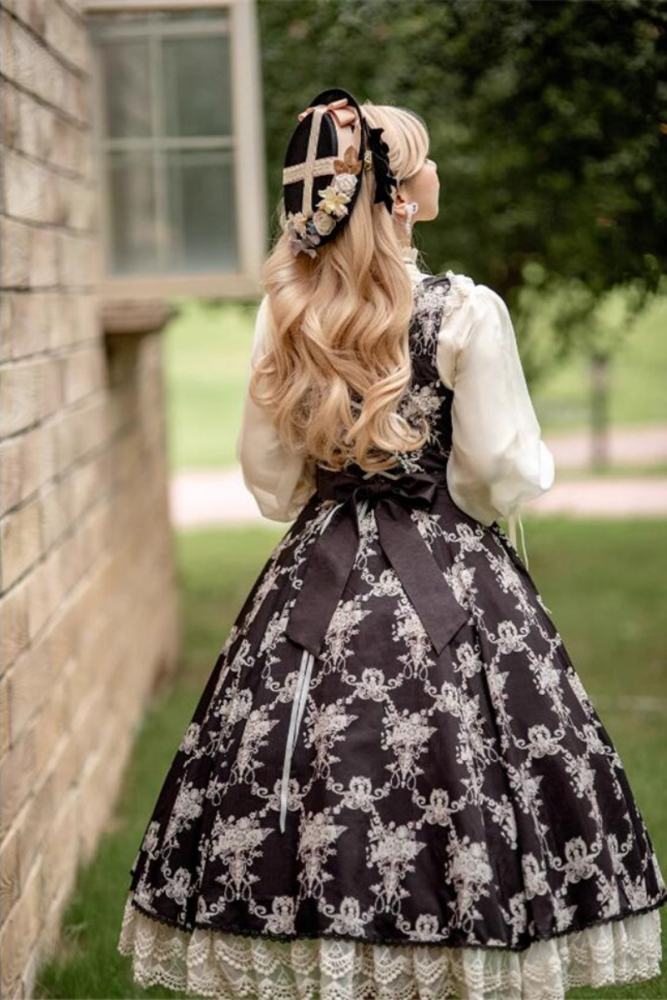 Miss Point Antique Wall Classic Lolita Jumper Dress