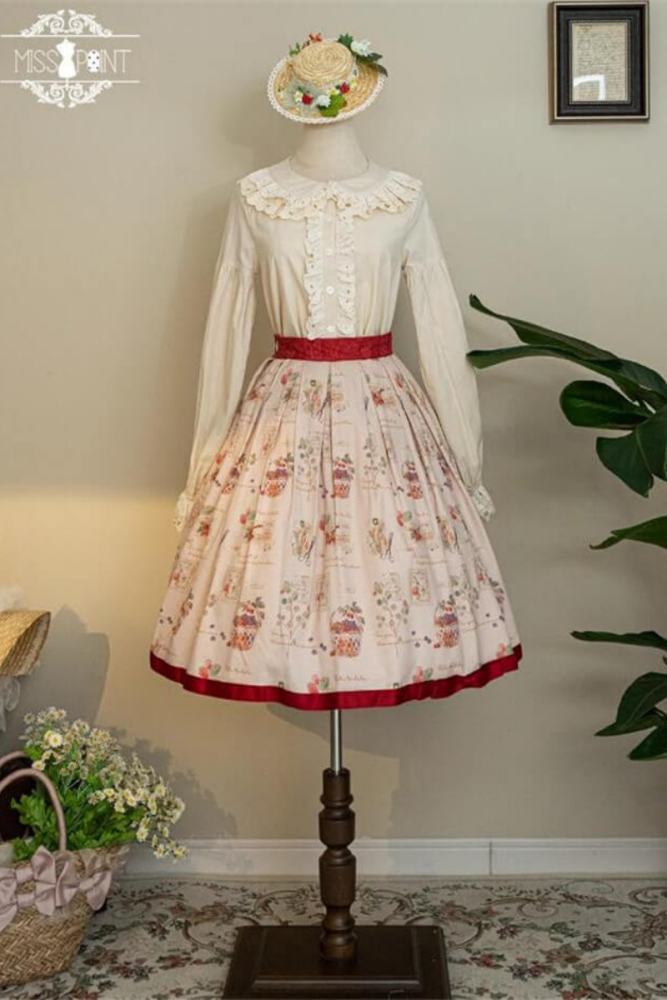Miss Point Forest Book Lolita Skirt