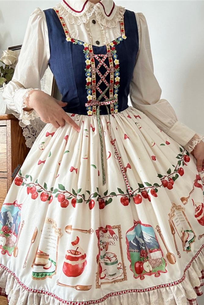 Miss Point Apple Grove Dirndl Dress Lolita Jumpers