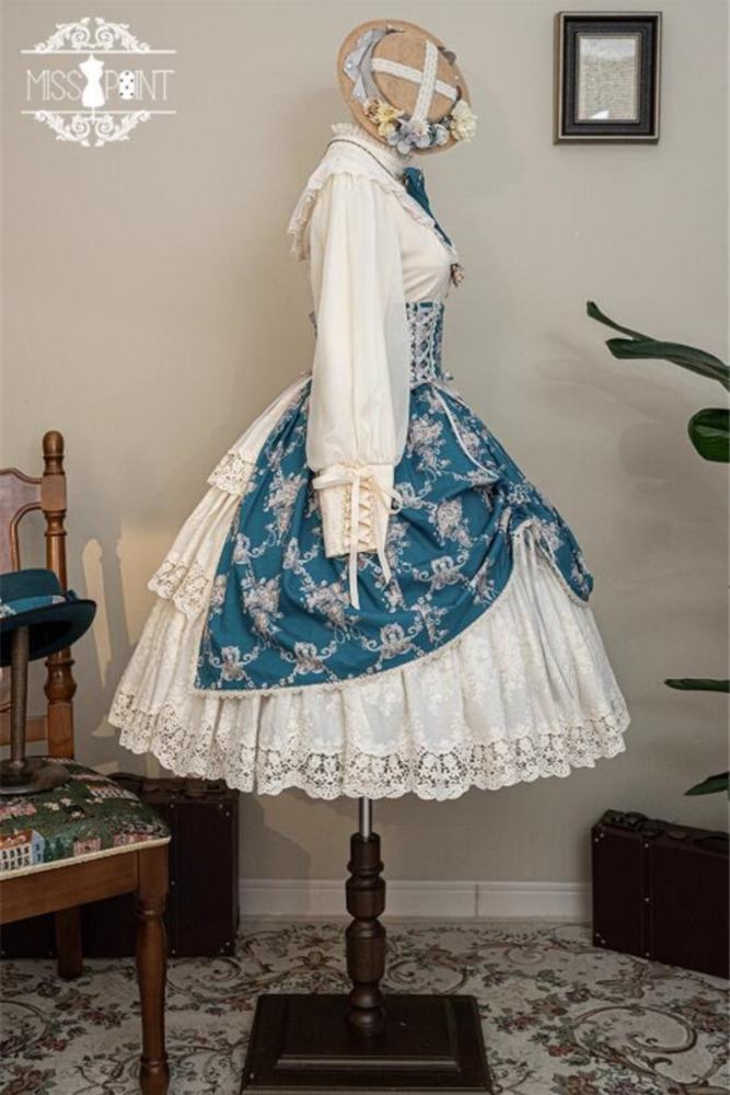 Miss Point Antique Wall Classic Lolita Skirt
