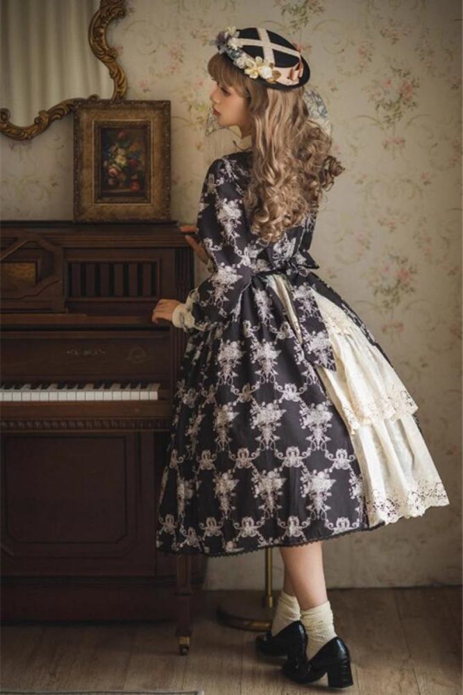 Miss Point Antique Wall Classic Lolita Dress One Piece