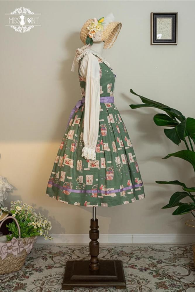 Miss Point Forest Book Lolita Jumper Dress