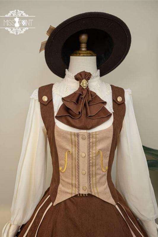 Miss Point Golden Movement College Lolita Vest
