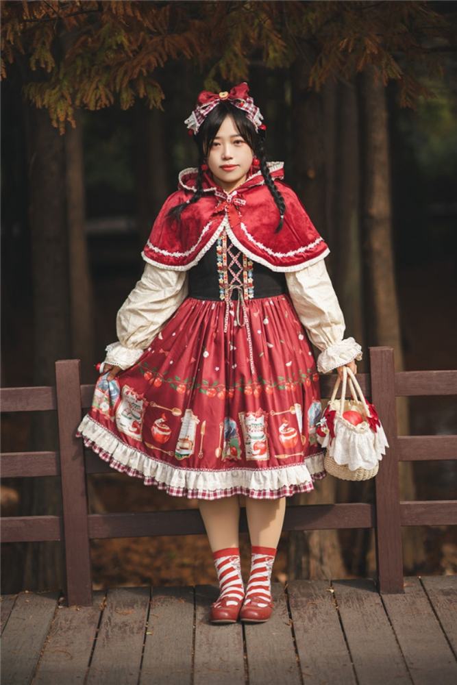 Miss Point Apple Grove Dirndl Dress Lolita Jumpers