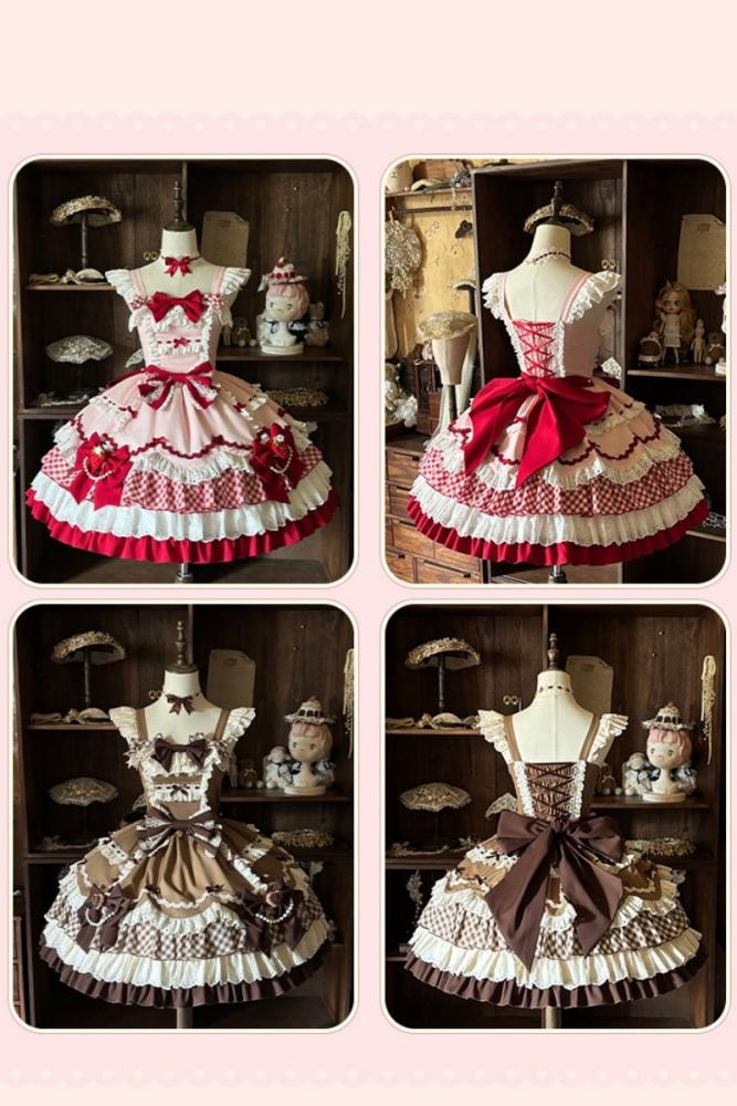 Sakurahime ~Berry Sweetheart~ Strawberry Lolita JSK Dress