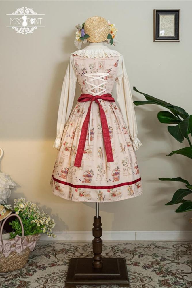 Miss Point Forest Book Lolita Jumper Dress