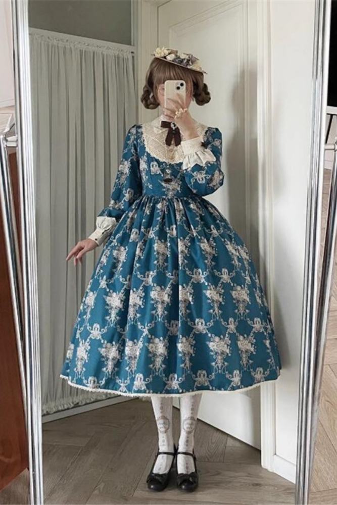 Miss Point Antique Wall Classic Lolita Dress One Piece
