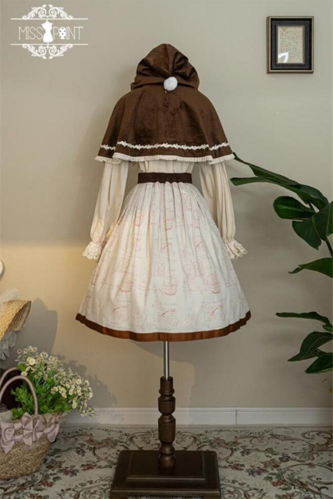 Miss Point Forest Book Lolita Skirt