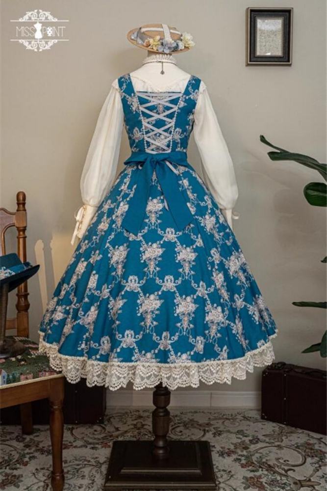 Miss Point Antique Wall Classic Lolita Jumper Dress