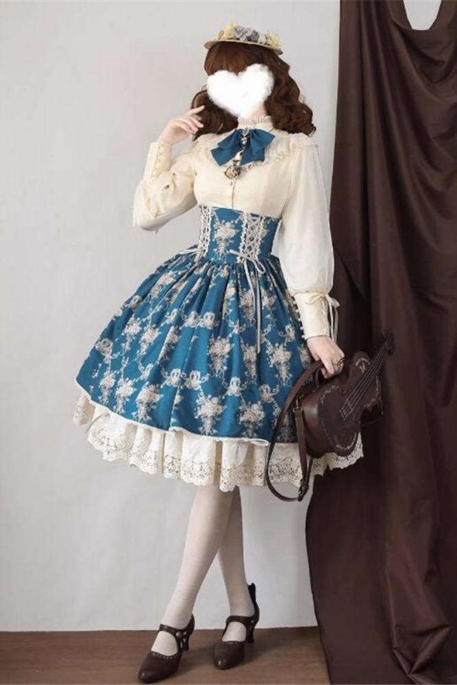 Miss Point Antique Wall Classic Lolita Skirt