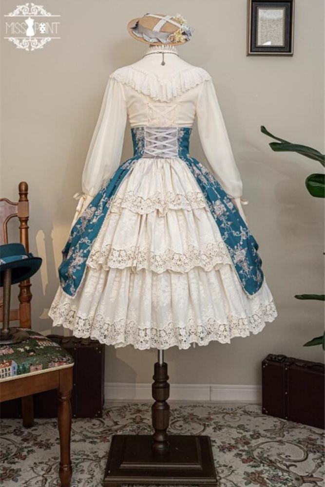 Miss Point Antique Wall Classic Lolita Skirt