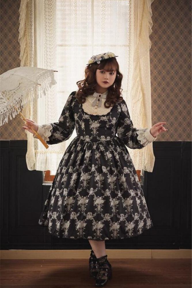 Miss Point Antique Wall Classic Lolita Dress One Piece