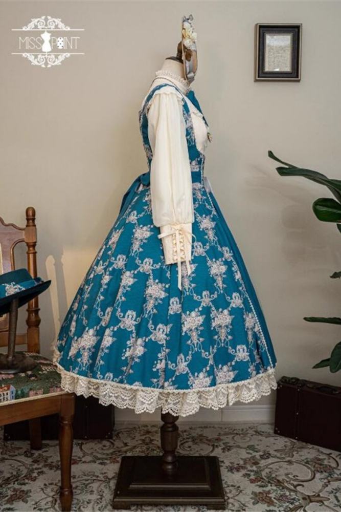 Miss Point Antique Wall Classic Lolita Jumper Dress