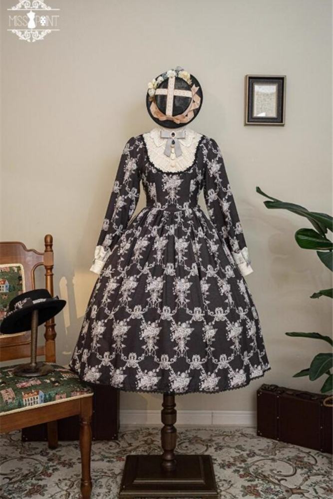 Miss Point Antique Wall Classic Lolita Dress One Piece