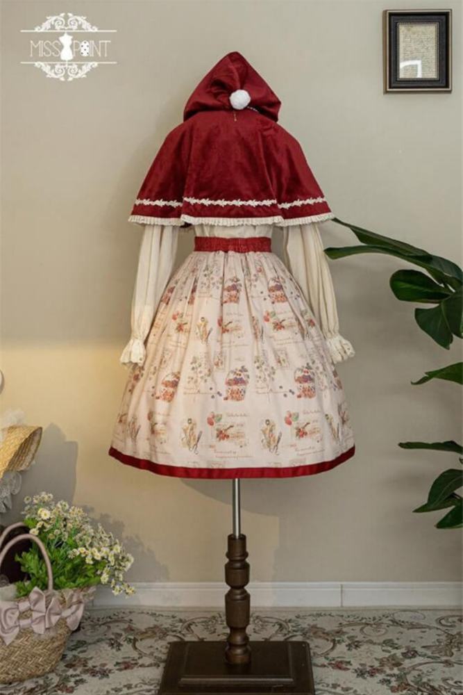 Miss Point Forest Book Lolita Skirt