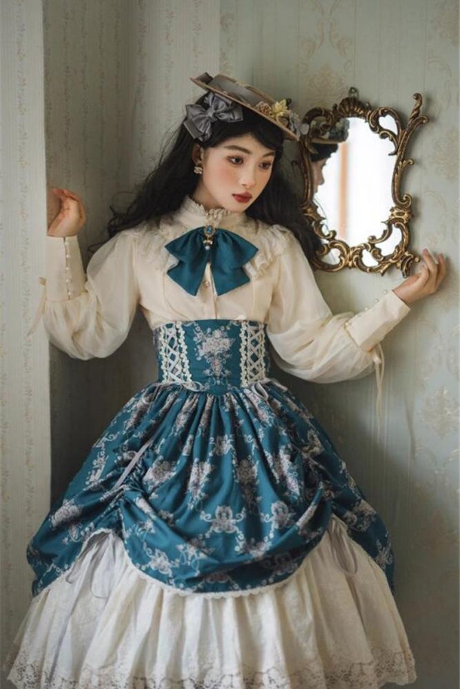 Miss Point Antique Wall Classic Lolita Skirt