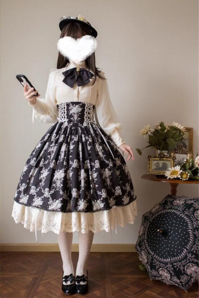 Miss Point Antique Wall Classic Lolita Skirt