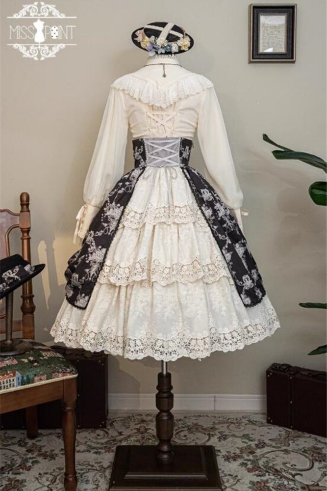 Miss Point Antique Wall Classic Lolita Skirt