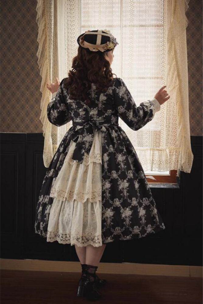 Miss Point Antique Wall Classic Lolita Dress One Piece