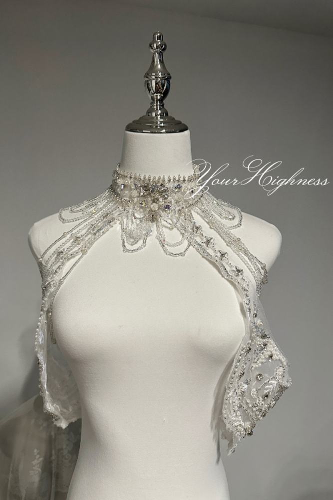 Your Highness ~The Second Queen~ Retro Court Lolita OP Cape and Necklace