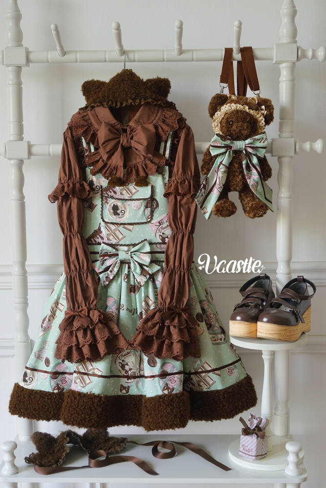 V-castle ~Creamy Soufflé Pancake~ Marie Sleeves Lolita Blouse Removable Sleeves