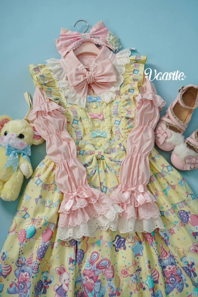 V-castle ~Creamy Soufflé Pancake~ Marie Sleeves Lolita Blouse Removable Sleeves