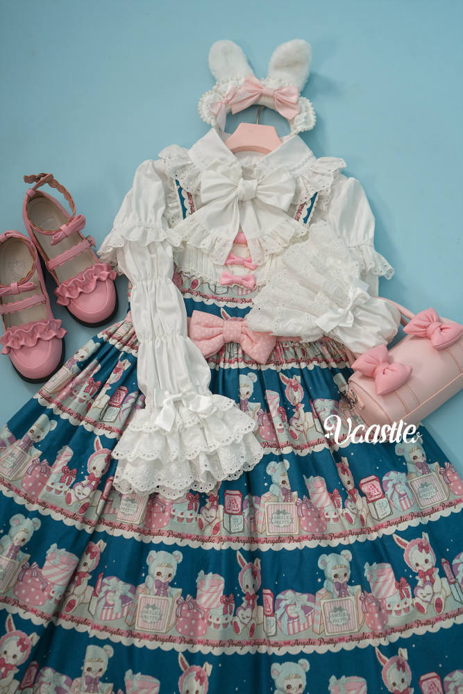 V-castle ~Creamy Soufflé Pancake~ Marie Sleeves Lolita Blouse Removable Sleeves