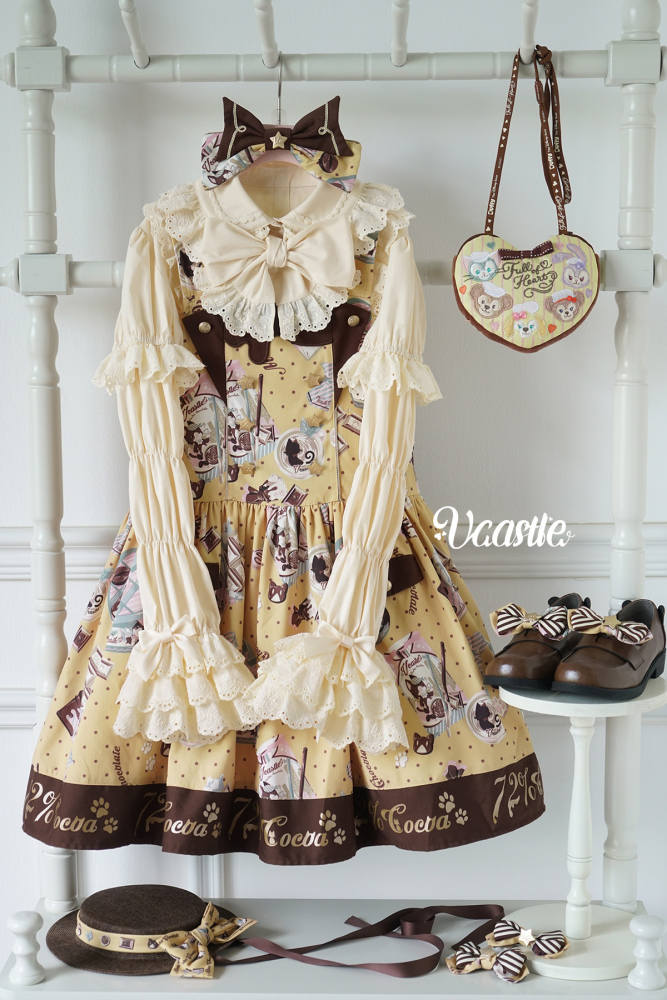 V-castle ~Creamy Soufflé Pancake~ Marie Sleeves Lolita Blouse Removable Sleeves