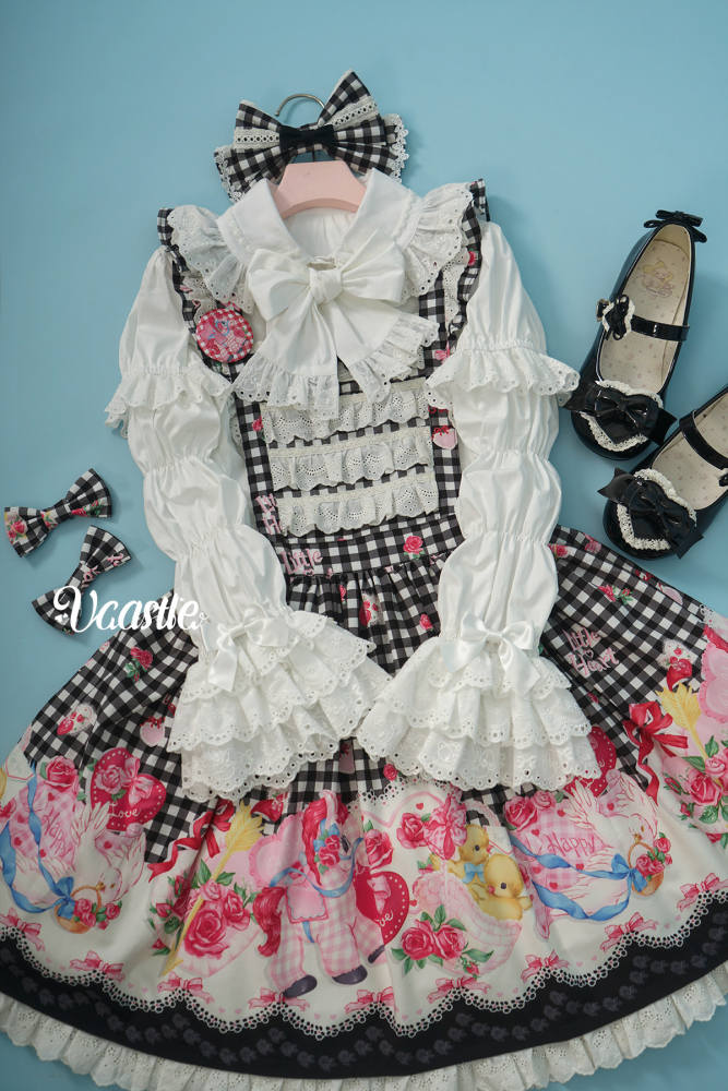 V-castle ~Creamy Soufflé Pancake~ Marie Sleeves Lolita Blouse Removable Sleeves
