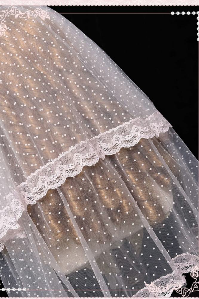 Alice Girl ～Loving Heart～ Sweet Lolita Bonnet Bow Tailing and Choker